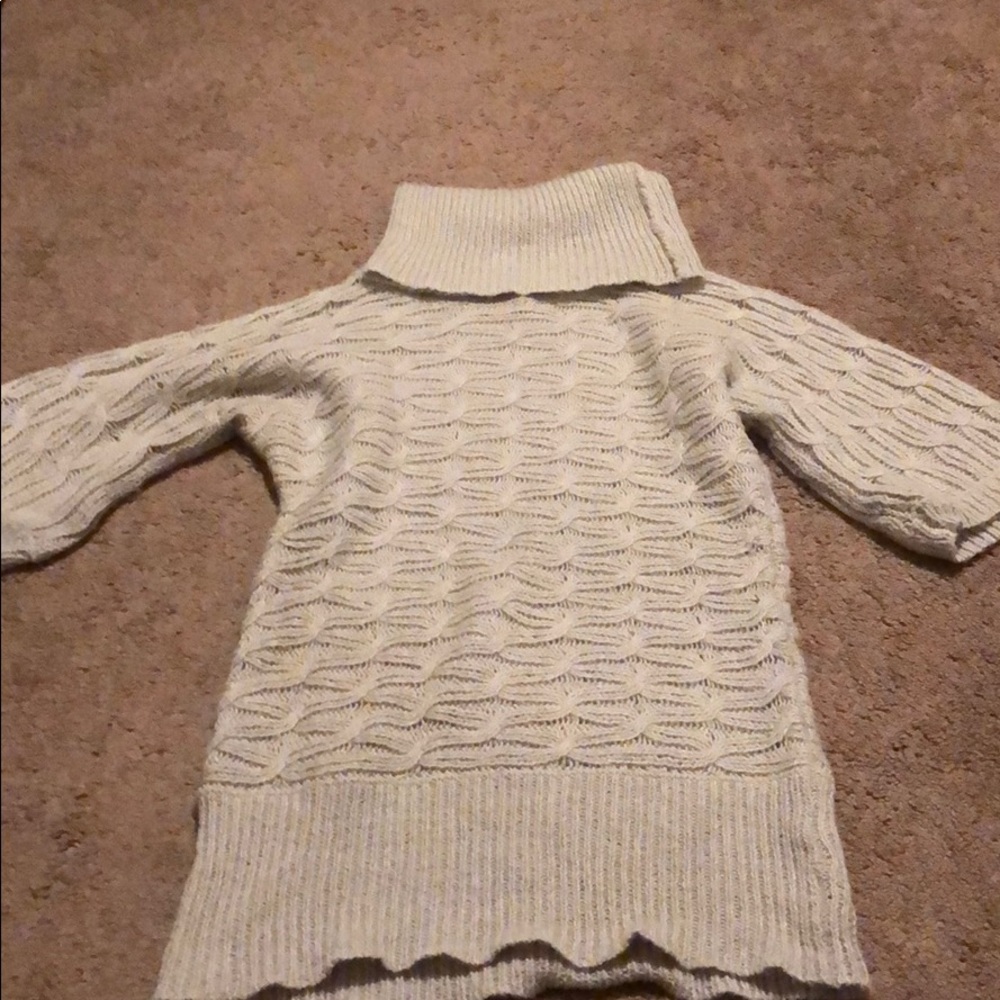 Grey knit sweater